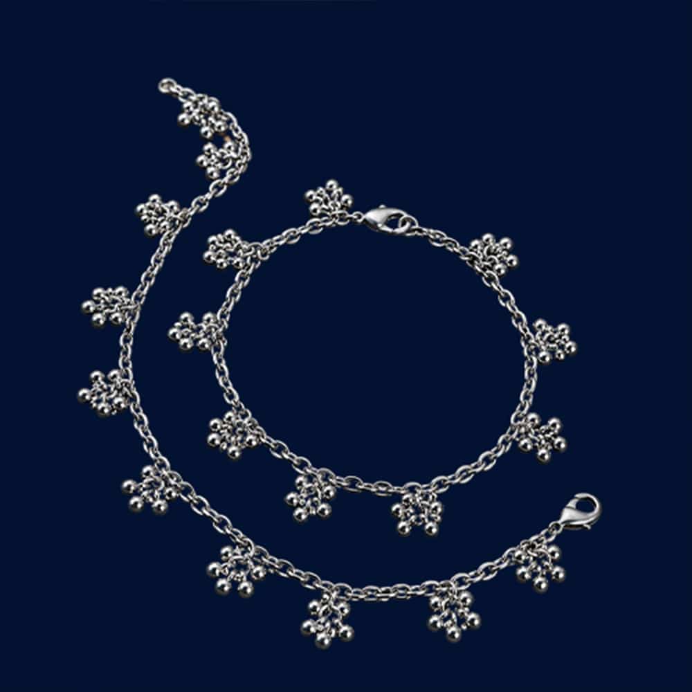 Silver Anklets