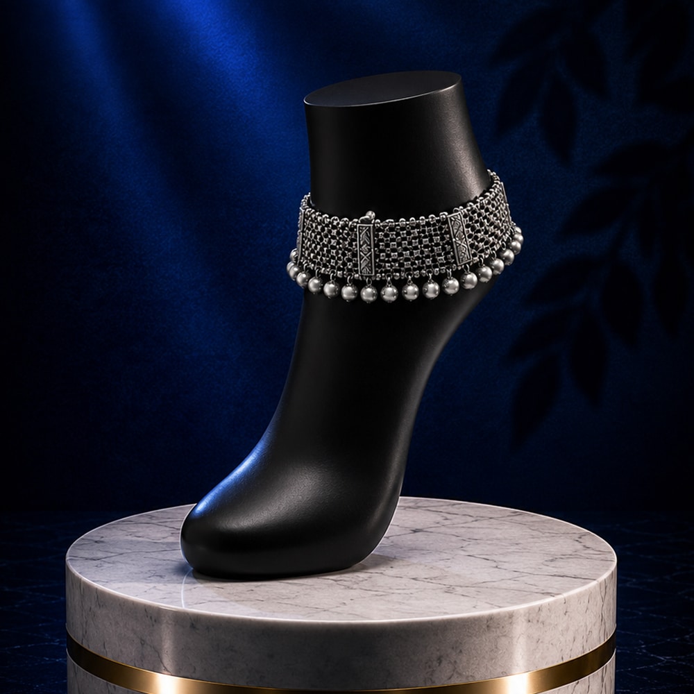 Silver Anklets