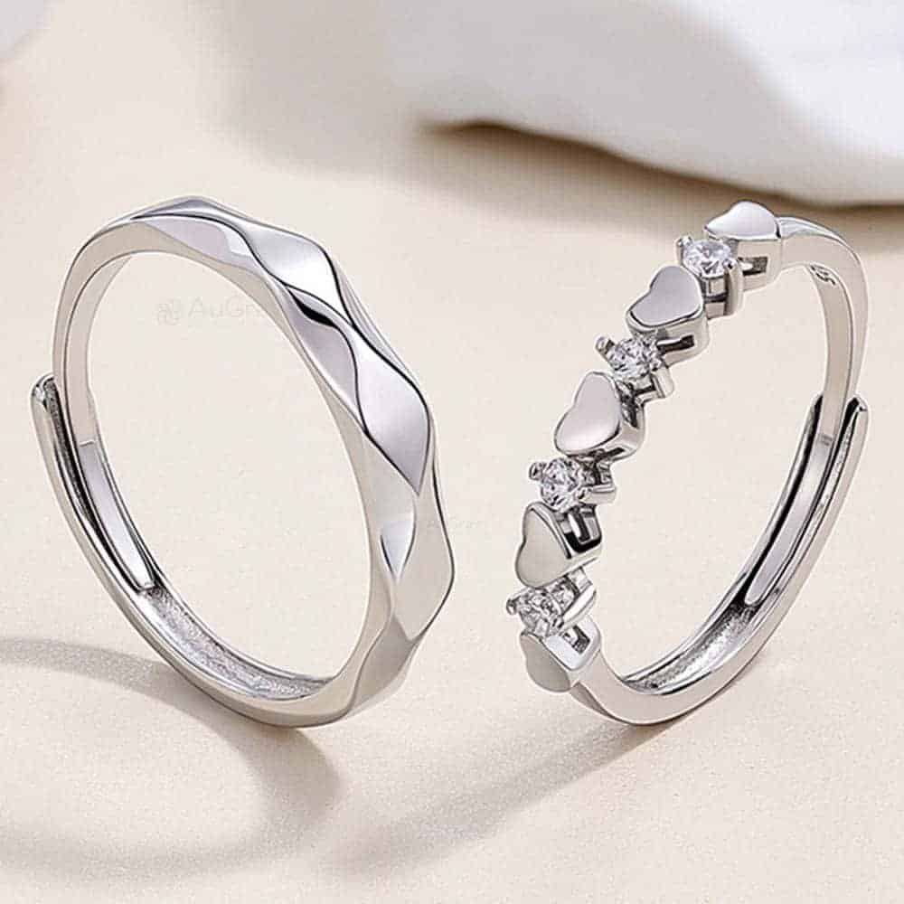 Silver Couple Ornament