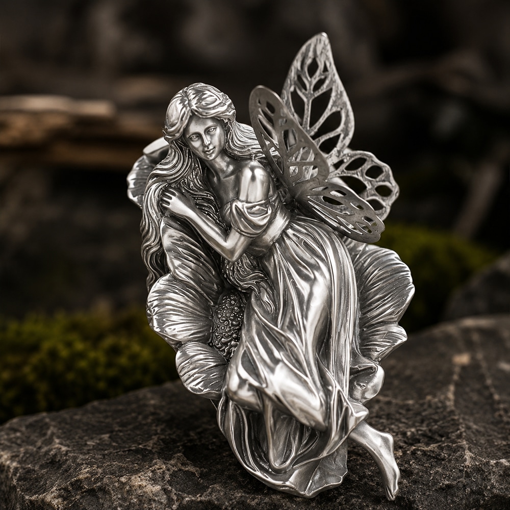 Silver Fairy Ornament
