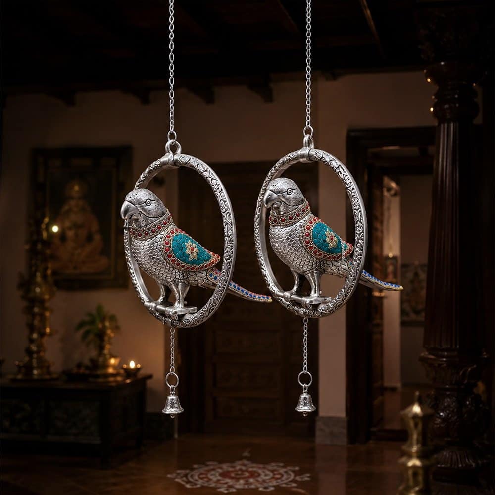 Silver Hanging Ornaments