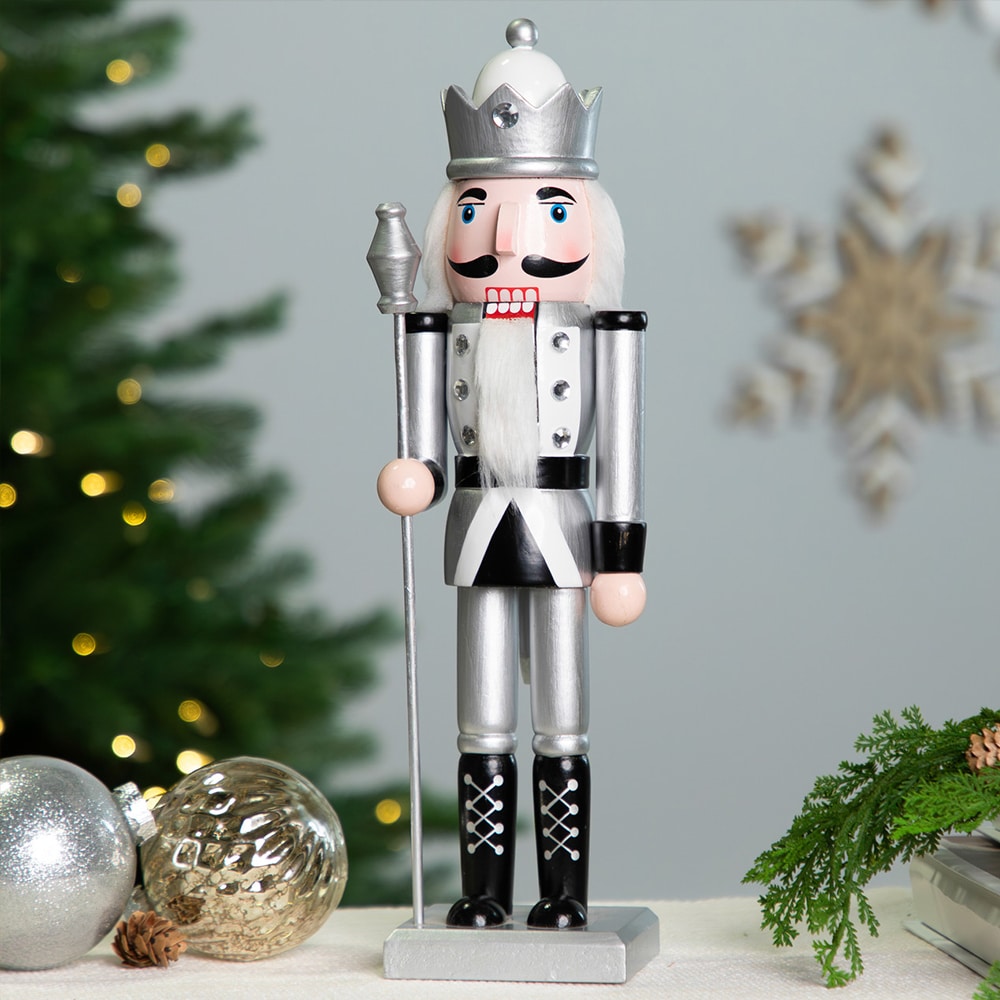 Silver Nutcracker Ornament