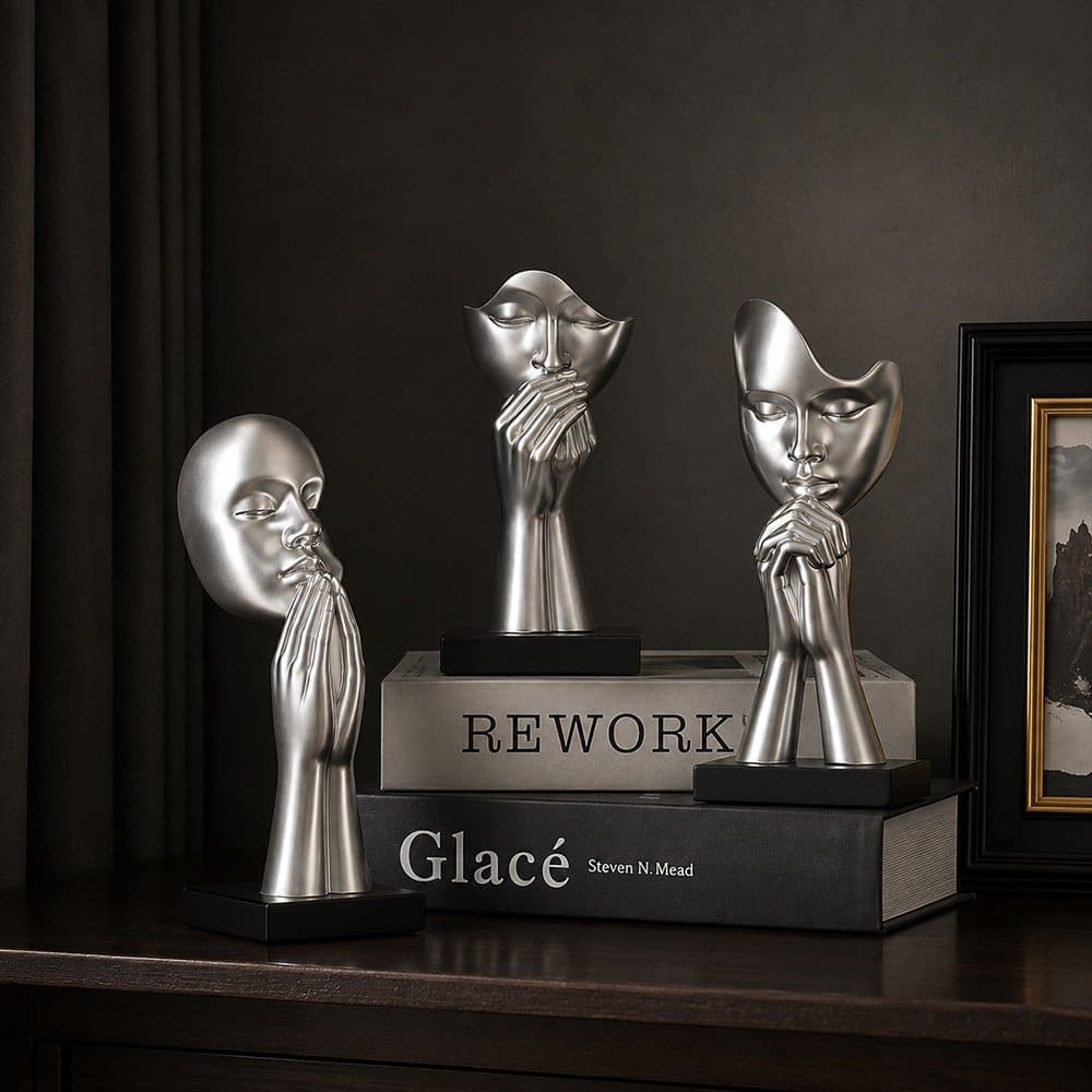 Silver Statue Ornaments