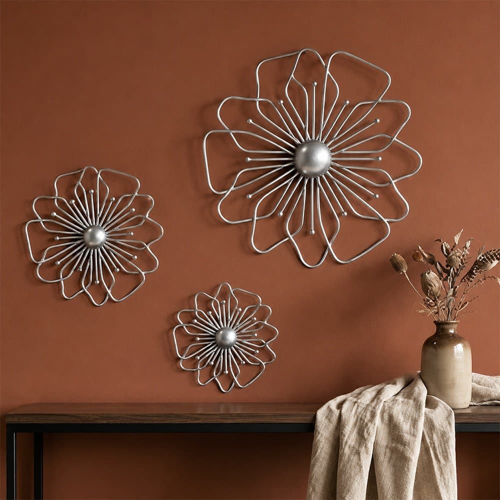 Silver Wall Ornaments