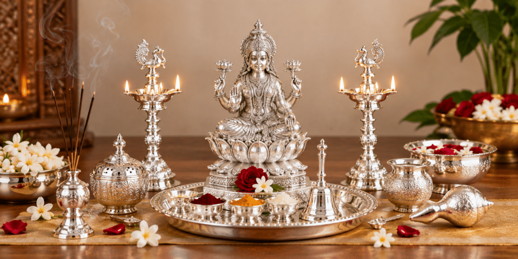 meenakshi amman silver idol