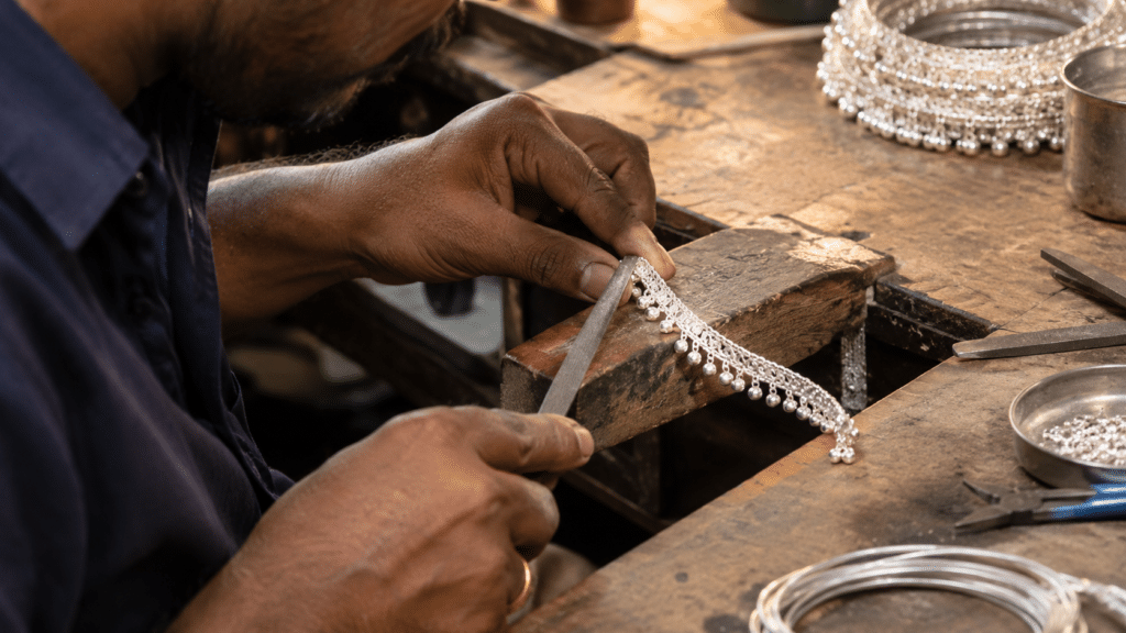 Crafting a Silver Charm Anklet