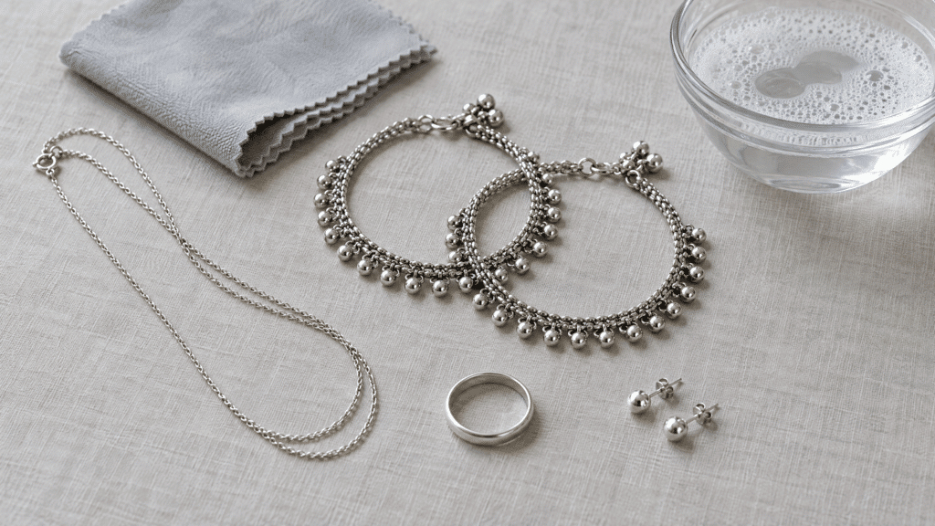Silver Jewellery Care